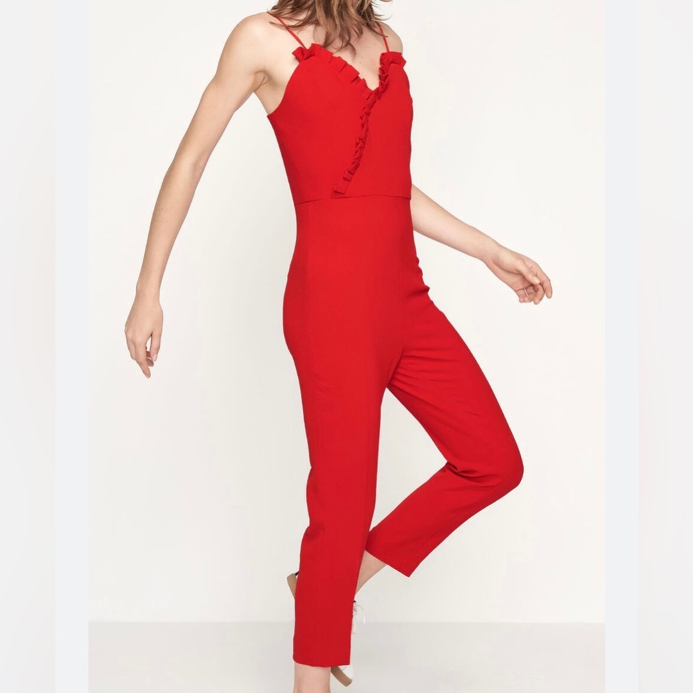 BA&SH Jumpsuit Solo Rouge - Picture 5 of 5